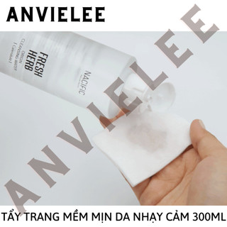 300ml nước tẩy trang nacific mềm mịn da nhạy cảm fresh herb origin cleansing calendula [thanh lý