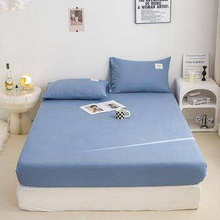 Bộ ga vỏ gối Cotton tici nhập khẩu dày dặn nhiều màu trơn dễ thương may ga nệm size m2 m4 m6 m8