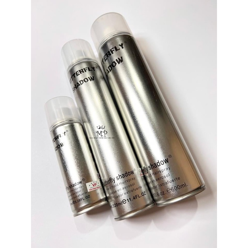 Keo gôm xịt tóc butterfly shadow 320ml -600ml( xịn) t