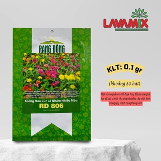 Hạt giống Hoa Cúc Lá Nhám Nhiều Màu Rd 806 (0,1g~20 hạt) hiệu Rạng Đông trồng quanh năm | Green House