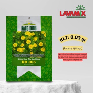 Hạt giống Hoa Cúc Sao Băng Rd 865 (0,03g~150 hạt) hiệu Rạng Đông trồng quanh năm, chịu nhiệt tốt | Green House
