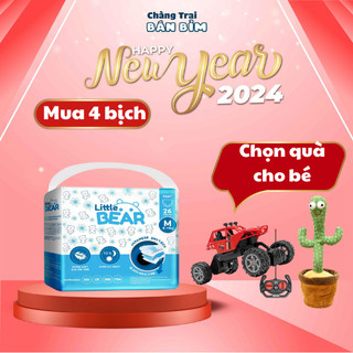  Tã Bỉm Little Bear, Tã Bỉm ban đêm cho bé, thấm hút vượt trội, chống tràn, siêu mỏng mịn