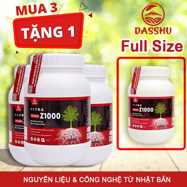 COMBO Mua 3 tặng 1 Phân Bón Dasshu Z1000 (Đỏ)