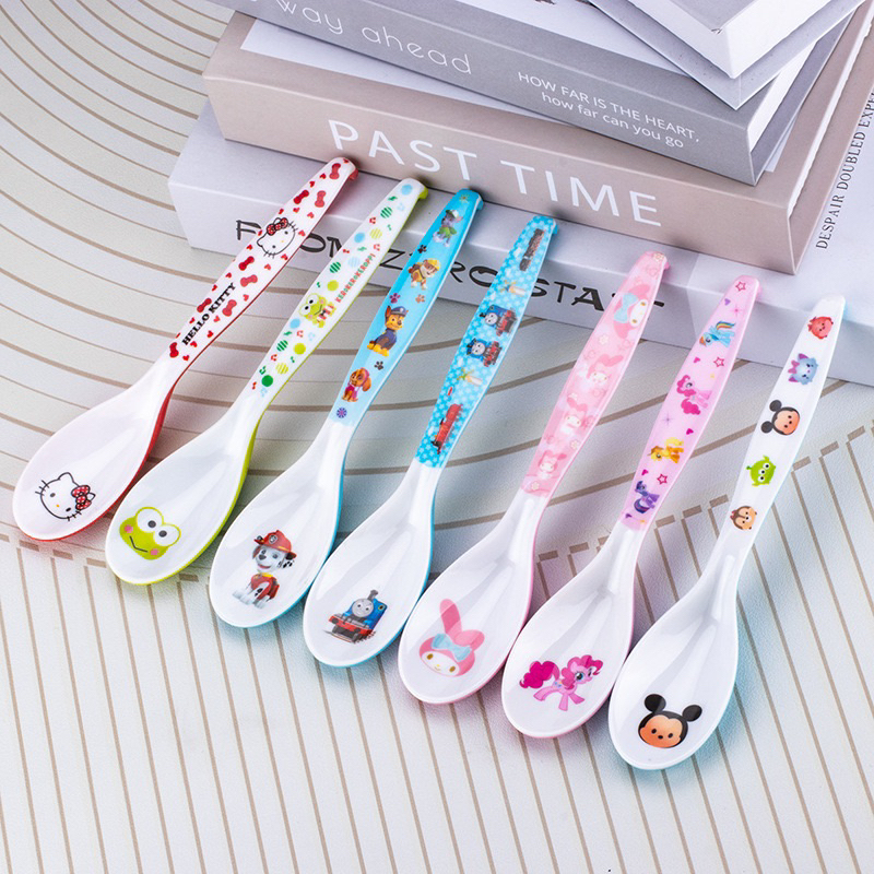 Muỗng thìa ăn cơm Hello Kitty - Doremon - Melody