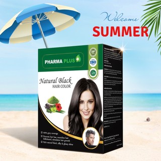 Nhuộm đen tóc thảo dược pharma plus - nhập khẩu ấn độ