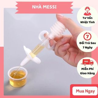 Dụng cụ bón thuốc, bón sữa dạng xi lanh tiện lợi cho bé