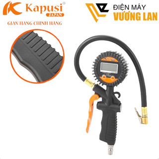Vòi bơm lốp xe đồng hồ điện tử Kapusi Japan, Đầu vòi bơm ô tô - xe máy - đồng hồ đo áp suất lốp xe