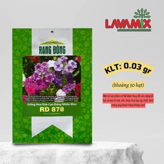 Hạt giống Hoa Dừa Cạn Đứng Nhiều Màu Rd 878 (0,03g~30 hạt) hiệu Rạng Đông trồng quanh năm | Green House
