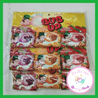  Bán sỉ dây kẹo cao su gum thổi BUB UP Lotte 24 gói 3g hương vị cam nho dâu thơm ngon đồ ăn vặt cổng trường hot nhất 
