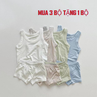 [Mua 3b tặng 1b] Bộ ba lỗ bé trai COMIMO BABY, bộ minky, bộ ba lỗ thun lạnh, bộ đồ mùa hè cho bé trai, set ba lỗ bé trai
