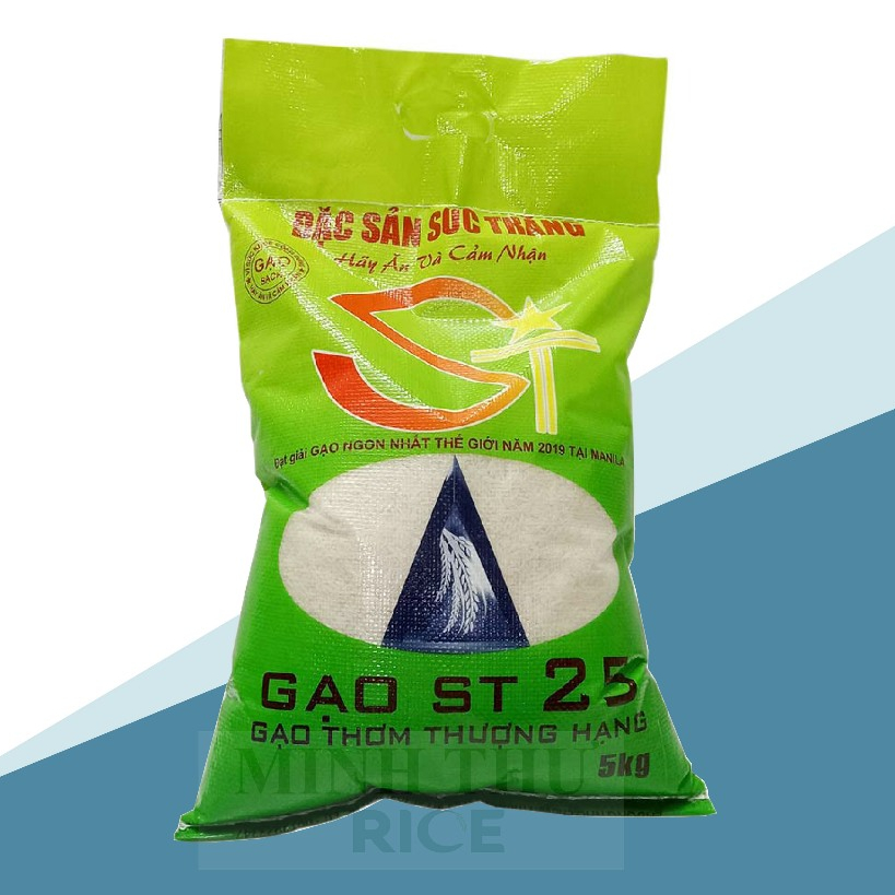 Gạo ST25, Gạo thơm, dẻo mềm, gạo ngon nhất thế giới bao 5kg | BigBuy360 - bigbuy360.vn