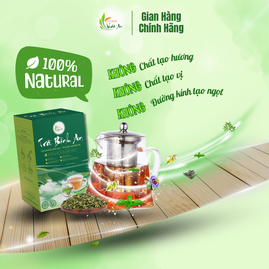 COMBO 03 Trà Thảo mộc Bình An, Trà An Thần Đinh lăng.