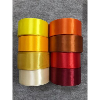 Sỉ Ruy băng lụa Satin 4cm cuộn 20m (5 cuộn/ cây) làm hoa lụa, gói quà