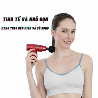 Máy Massage Cầm Tay Mini, Súng Massage Cầm Tay Mini Toàn Thân Chuyên Sâu