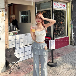 QUẦN PHỐI CHÂN VÁY KẺ CARO CÓ THỂ TÁCH RỜI HOTTREND BY KHOAI.STUDIO