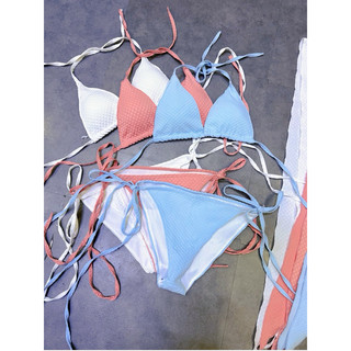 SET BIKINI HAI MẢNH BUỘC DÂY SEXY ( kèm khăn choàng eo )