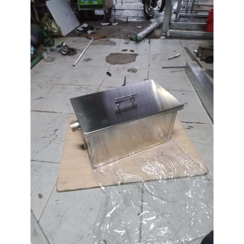 Bể Tách Mỡ-Bẫy Mỡ Inox 30L