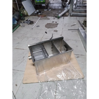 Bể Tách Mỡ-Bẫy Mỡ Inox 30L