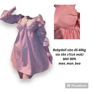 [PASS]Váy babydoll HỒNG PASTEL SIZE M-L Chuppy