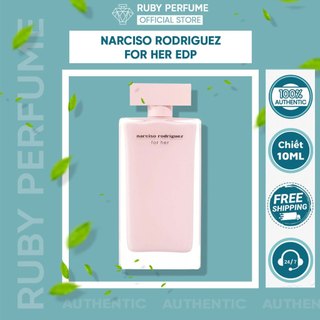 Nước hoa nữ hương phấn Narciso Rodriguez For Her Edp - Nar hồng nhạt cao- Rubyperfume