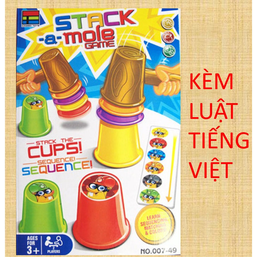 TRÒ CHƠI STACK A MOLE GAME - ĐẬP CHUỘT CHŨI