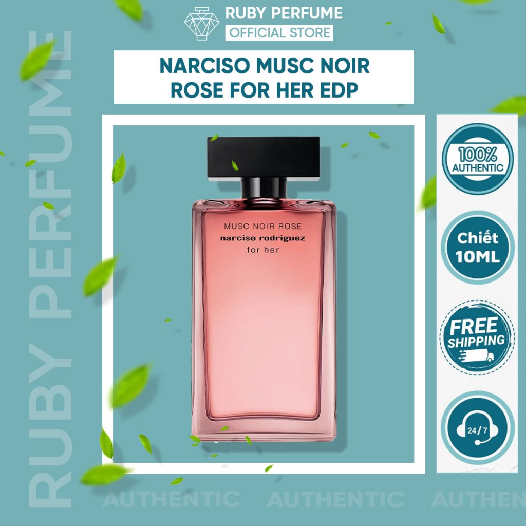 Nước hoa nữ Narciso Musc Noir Rose for Her EDP 2022 - Rubycosmetic