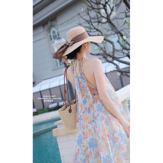 VÁY MAXI YẾM DẬP LY HOA (by TranAli chuẩn mẫu)
