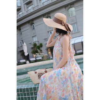 VÁY MAXI YẾM DẬP LY HOA (by TranAli chuẩn mẫu)