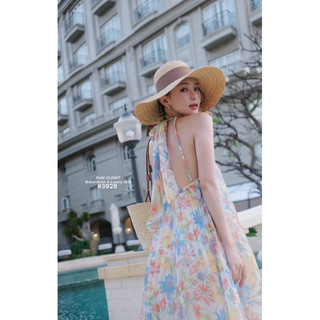 VÁY MAXI YẾM DẬP LY HOA (by TranAli chuẩn mẫu)
