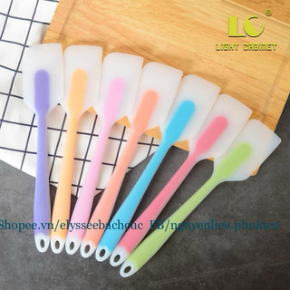 SPATULA SILICON MINI 21CM PHỚI VÉT CHỐNG TRẦY XƯỚC NỔI CHẢO CHỐNG DÍNH