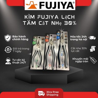 Kìm cắt kìm điện kìm nhọn Fujiya cường lực lệch tâm cắt nhẹ hơn 30% lực cắt hàng chính hãng Nhật Bản