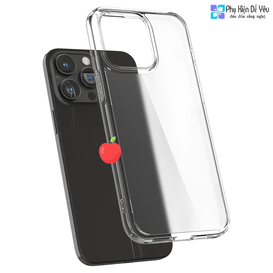 Ốp Spigen Ultra Hybrid cho iP.hon.e 15 Pro Max/ 15 Pro/ 15 Plus/ 15