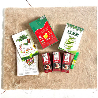 Giảm cân vip detox táo xanh kèm quà 3 hộp xổ mỡ