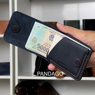  Ví Nam Khắc Tên Da Bò Nhập Khẩu PANDAGO Mini 03 Cao Cấp Sang Trọng Làm Thủ Công. 