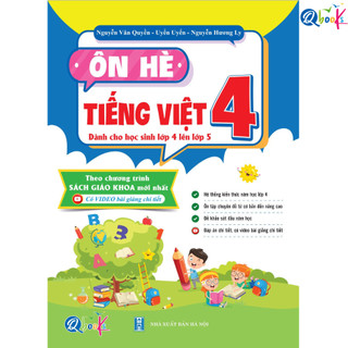 Sách - Ôn Hè Tiếng Việt 4 - Dành cho học sinh lớp 4 vào 5 (1 cuốn)