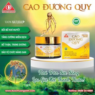 Cao đương quy - hộp 50g - bồi bổ khí huyết, tăng cường miễn dịch