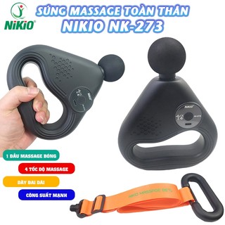 Máy massage toàn thân kèm dây đai massage bụng lưng cổ vai gáy Nikio NK-273