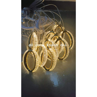 Bộ 10 đèn thả chữ O trang trí đám cưới đám hỏi nhà hàng khách sạn trang trí decor cửa hàng gia đình
