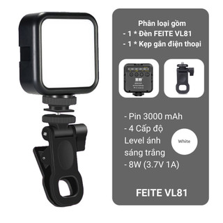 Bộ kit đèn quay chụp cho điện thoại FEITE VL81 gắn trực tiếp nhanh chóng tiện lợi