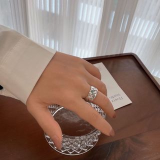 Nhẫn cặp đôi LAMY Coco Crush Ring Silver Ring 8219