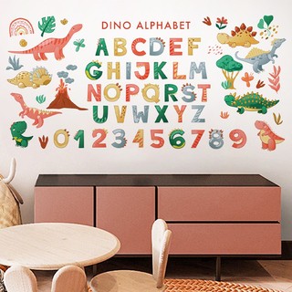 Tranh dán tường, decal dán tường bảng chữ cái tiếng việt, tiếng anh cho bé học bảng chữ cái