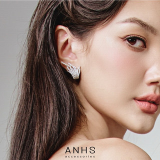 Bông tai bạc 925 DORIS | ANHS Accessories