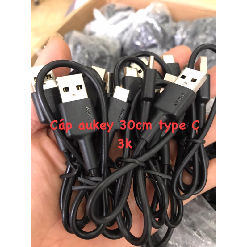 50 cáp sạc aukey type C-30cm