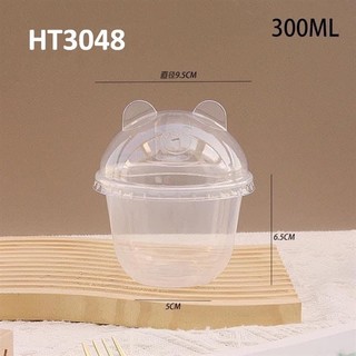 Hộp tai gâu 300ml kèm nắp (set 100 cái)