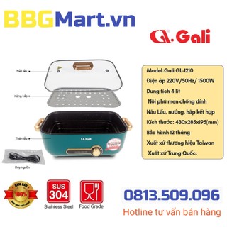 Nồi lẩu điện đa năng gali gl-1210 4 lít