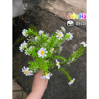 Hoa Giả ❤️ Hoa Cúc Hoạ Mi Giả ❤️ Giống Thật - 100G Bông Hoa Cúc Họa Mi Hà Lan Siêu Đẹp