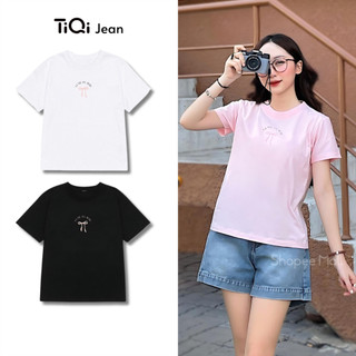  Áo thun baby tee nơ nhiều màu cổ tròn tay ngắn TiQi Jeans A67