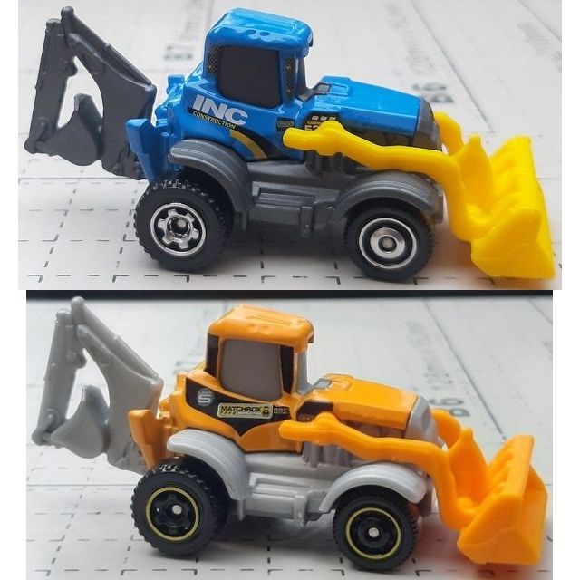 Xe mô hình Matchbox MBX Backhoe