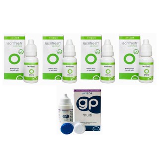   Combo 4 tặng 1  4 chai nước mắt nhân tạo  Avizor Lacrifresh comfor tặng 1 Avizor GP Multi 60ml 