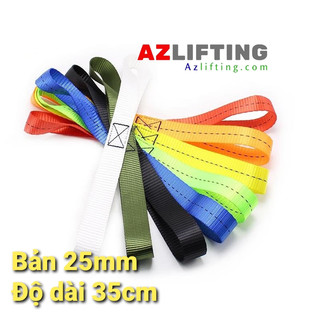 Dây cột hàng, dây nối polyester hai đầu mắt đa năng cột chở hàng hóa, xe máy, pallet